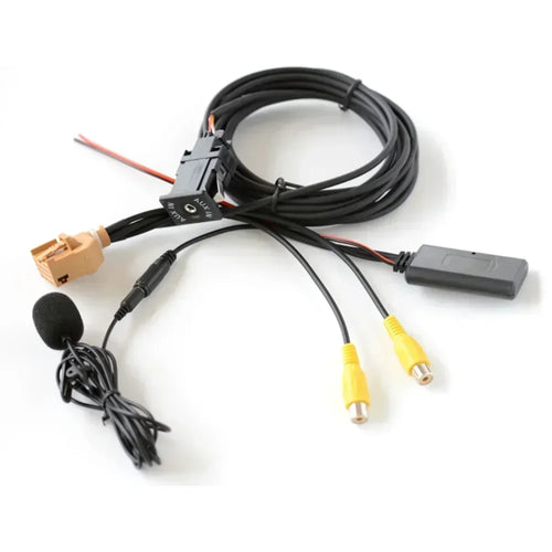 Câble AUX de voiture compatible Bluetooth 12V pour MMI 2G adaptateur microphone audio pour Q7 A6 A8 2006-2008 câble sans fil de musique
