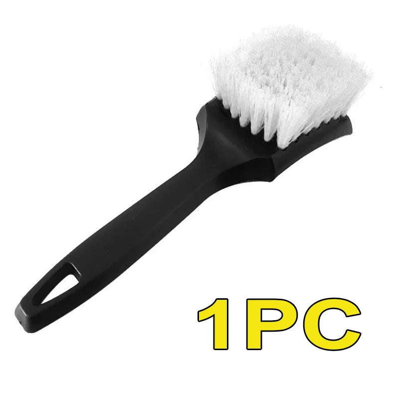 Car Tire Cleaning Brush Auto Tire Rim Wheel Hub Clean Brushes Tire Wheels Detailing Cleaning Tool Automobile Tyre Washing Brush