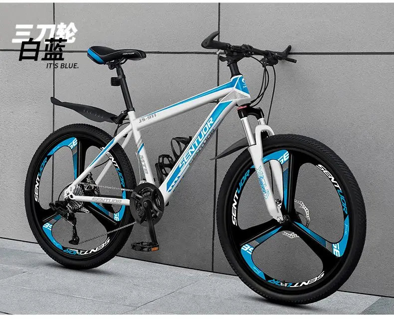 Mountain bikes for adults variable speed off-road racing shock-absorbing bikes for adults boys girls and students aged 8 to 15