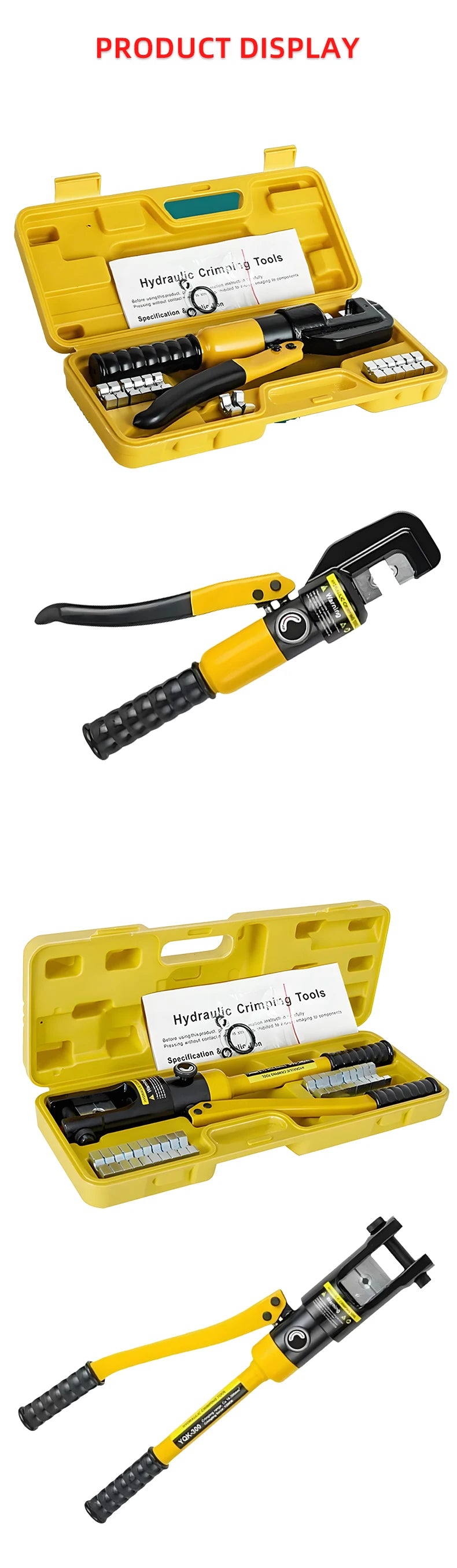 6-120 Hydraulic Crimping Pliers YQK-120 Pressure 6T Home Hydraulic Tools Hydraulic Pliers DIY Cable Terminal Crimping Pliers