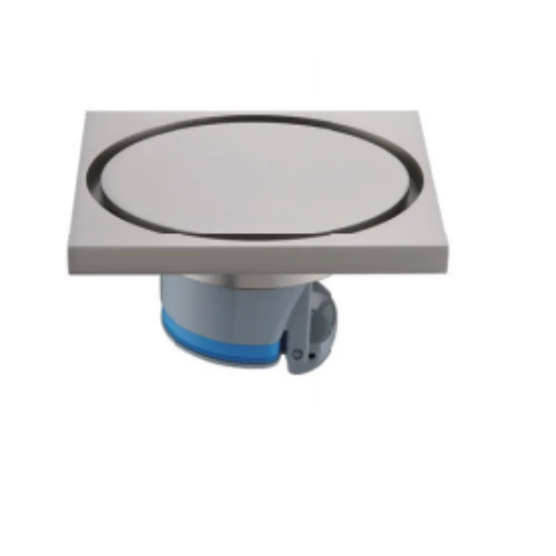 Drain de sol invisible en cuivre or rose multicolore, laiton anti-odeurs, incrusté de briques, pour douche de salle de bain, long dispositif anti-odeurs dissimulé