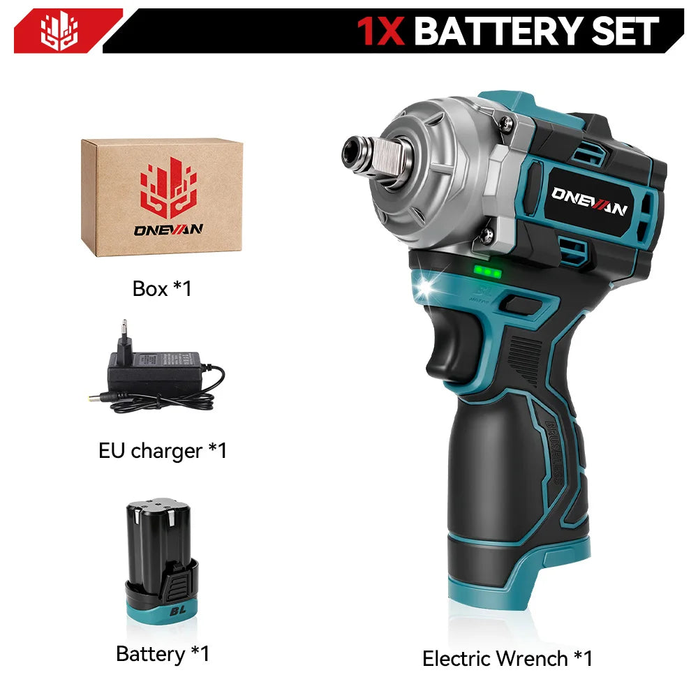 ONEVAN 500N.M Brushless Impact Wrench
