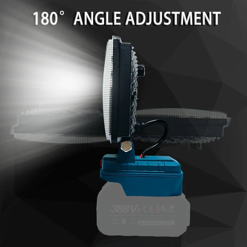 LED Work Light 3/4/8Inch For Makita 14.4V 18V Li-ion Battery Lamp With USB Outdoor Flashlight Lantern Camping Emergency Light