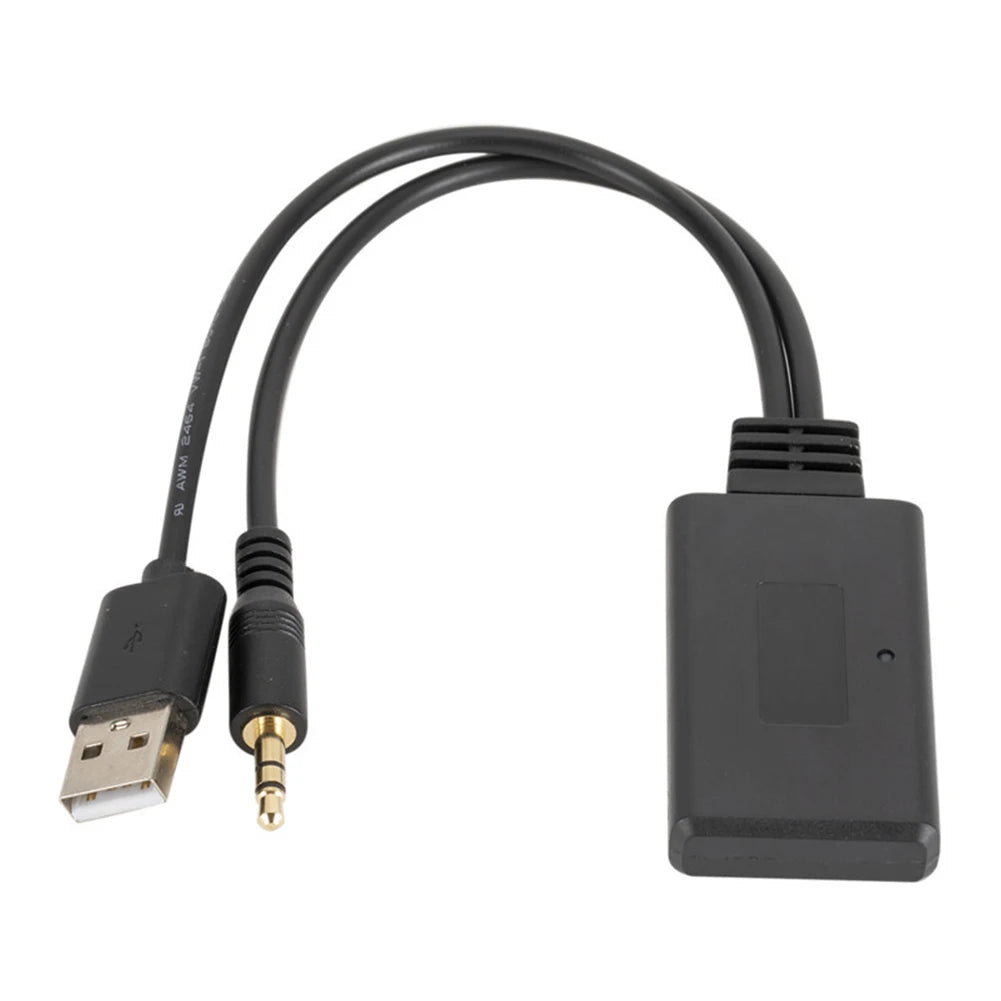 Bluetooth-compatible Radio Cable Adapter Universal Car Aux Bluetooth-compatible Music Audio Receiver Car Adapter