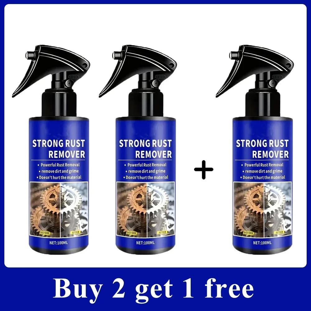 Multifunctional car rust remover used for removing rust providing surface protection on car brake pads iron metal surface 1/3PCS