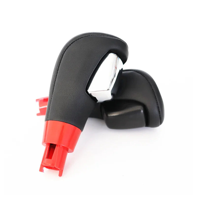 AT Leather Gear Shift Knob For Ford Mondeo MK4 S-MAX Kuga Galaxy MK1 Automatic Pen POMP Lever Handle Gearbox Gear Stick Ball Car