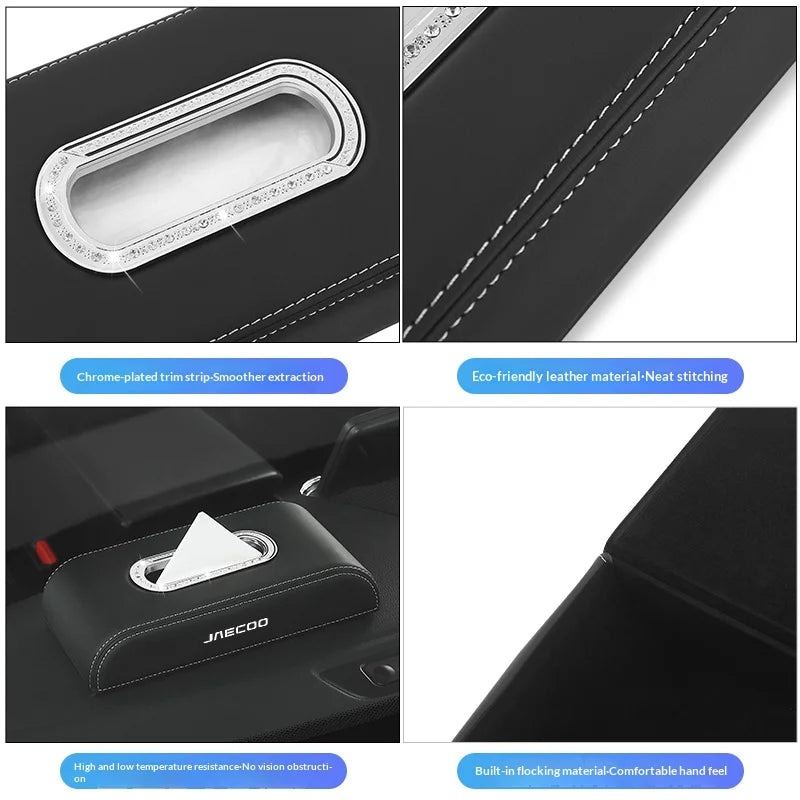 Suitable for JAECOO J5 J6 J7plus jaecoo J8 J7Phev car center console car mounted tissue box hanging bag tissue bag