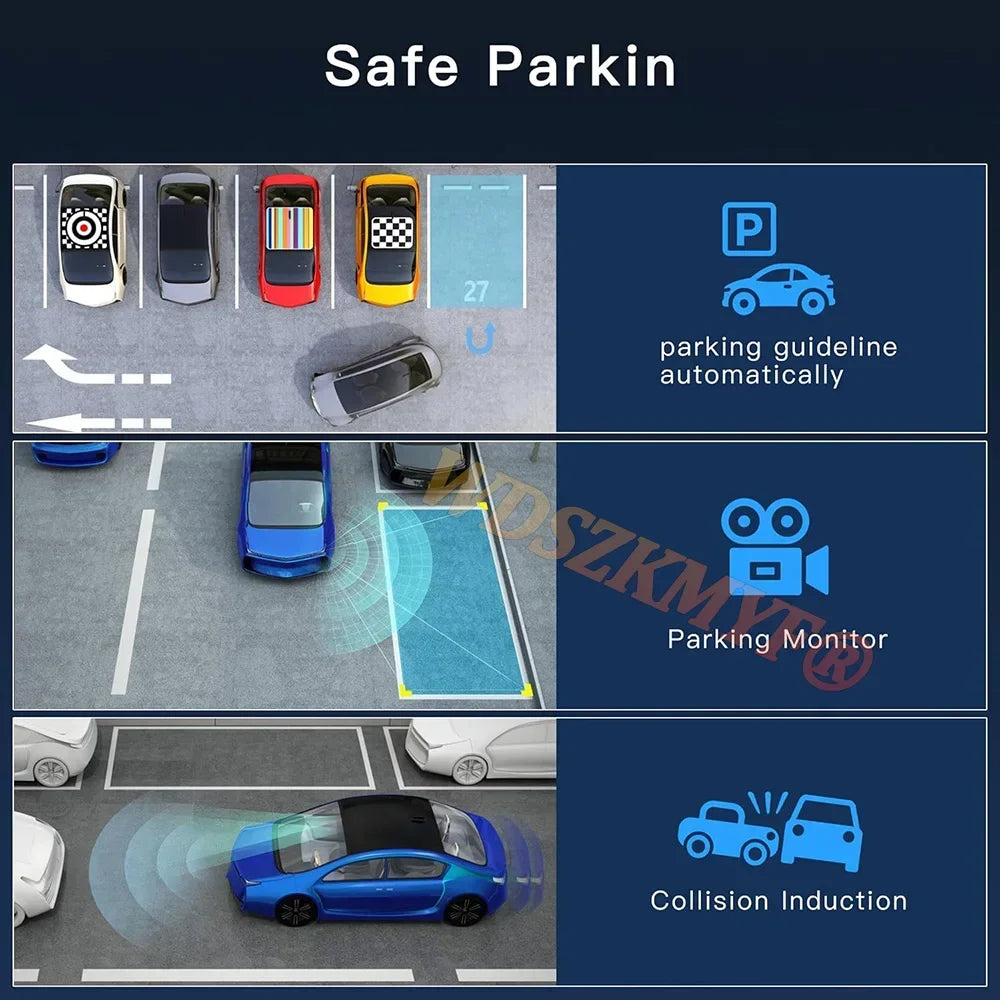 Upgrade 4/5Channel 360 Degree Car Dvr 1080P Video Recorder WiFi APP Dashcam 24h Parking Monitor Rear View Camera Car Recorder