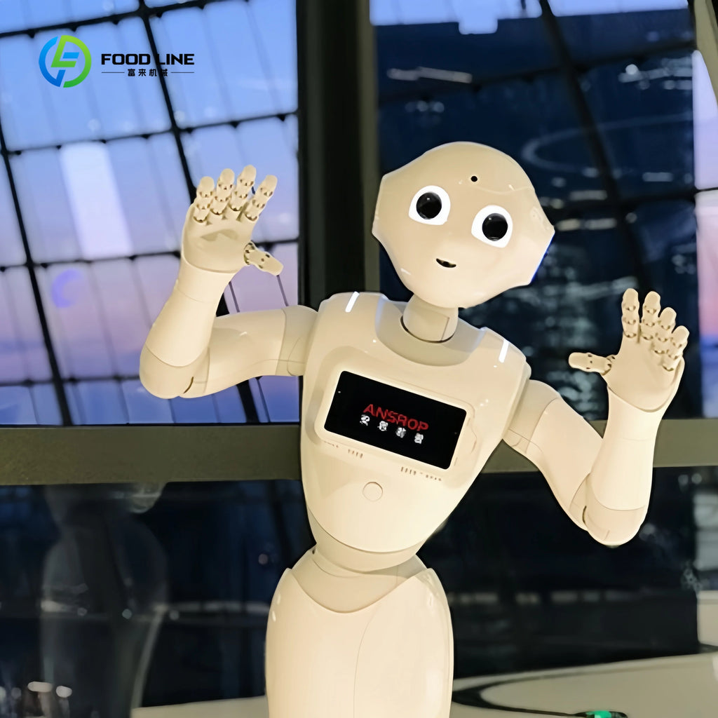 AI Humanoid Reception Service Robot Self Driving Hotel Restaurant Robot SLAM VSLAM Navigation Intelligent Customer Service Robot