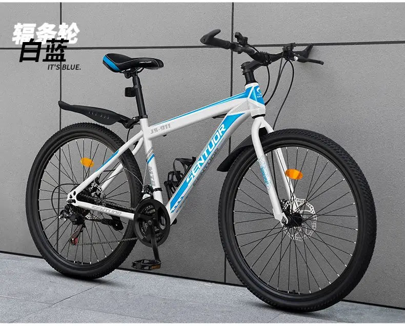 Mountain bikes for adults variable speed off-road racing shock-absorbing bikes for adults boys girls and students aged 8 to 15