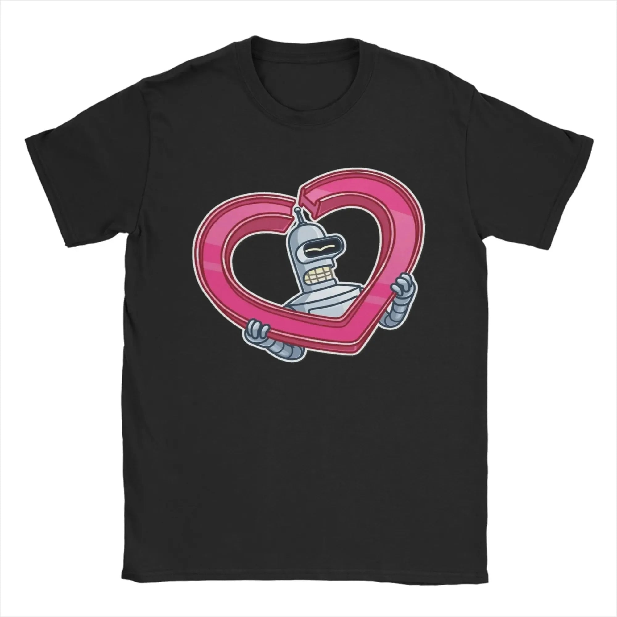 Hot Sale Futurama Bender Robot Peripherals Kill All Humans Funny Graphic Print T-shirt Men Women Cotton Oversized Summer New Tee