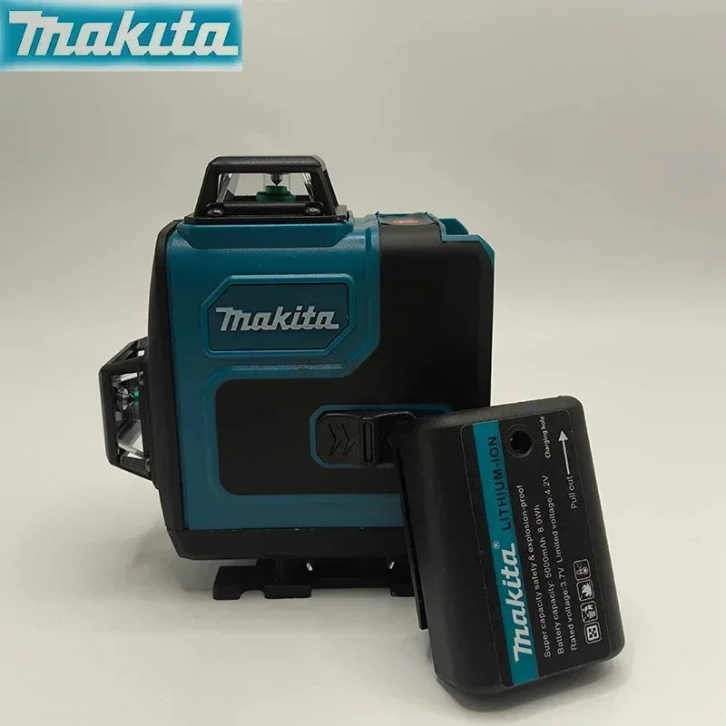 Makita 3D-4D 16-Line High Precision 360° Horizontal Vertical Green Laser Horizontal Wall-Mounted Portable Power Tools