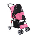 Lightweight Foldable Luxury Pet Travel Stroller Cart 2026 New Fashion Portable Carrier for Small Dogs Cats Outdoor Walk