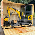 Hot selling mini excavator, multifunctional tracked agricultural mini bagger customized enclosed excavator for quick delivery