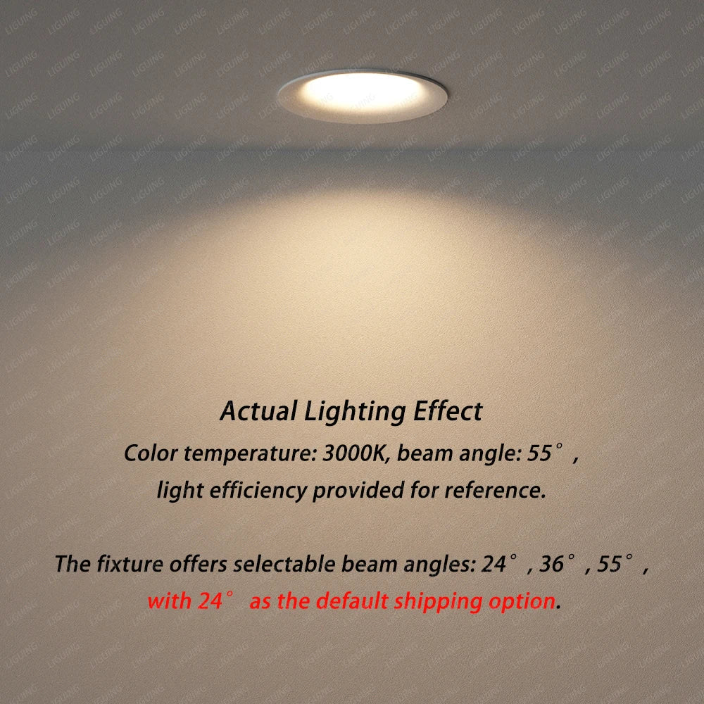 Recessed LED Downlight Waterproof IP65 Ceiling Light Modern Kitchen Bathroom Ceiling Lamps Spotlight Home Lighting Decor