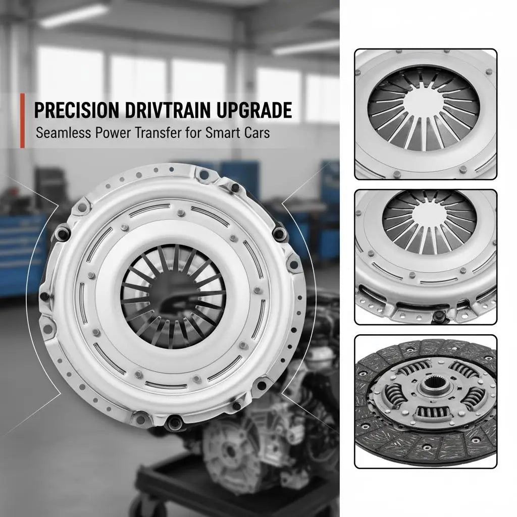 Clutch Kit with Pressure Plate, Oem Replacement Drive Clutch, Compatible with Smart Forfour (75 Hp)