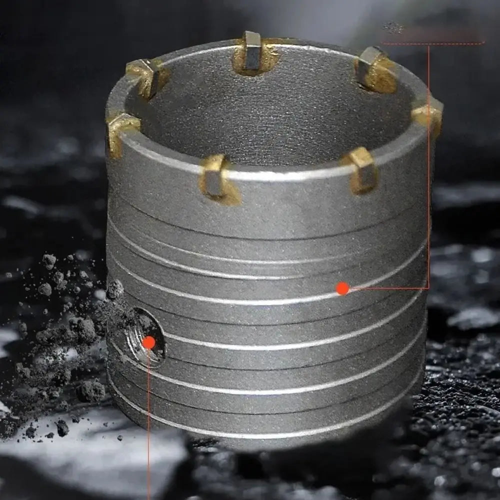 40mm-60mm Concrete Hole Saw Round Shaft Metal Cutting Masonry Construction Tool Heavy Duty High Strength