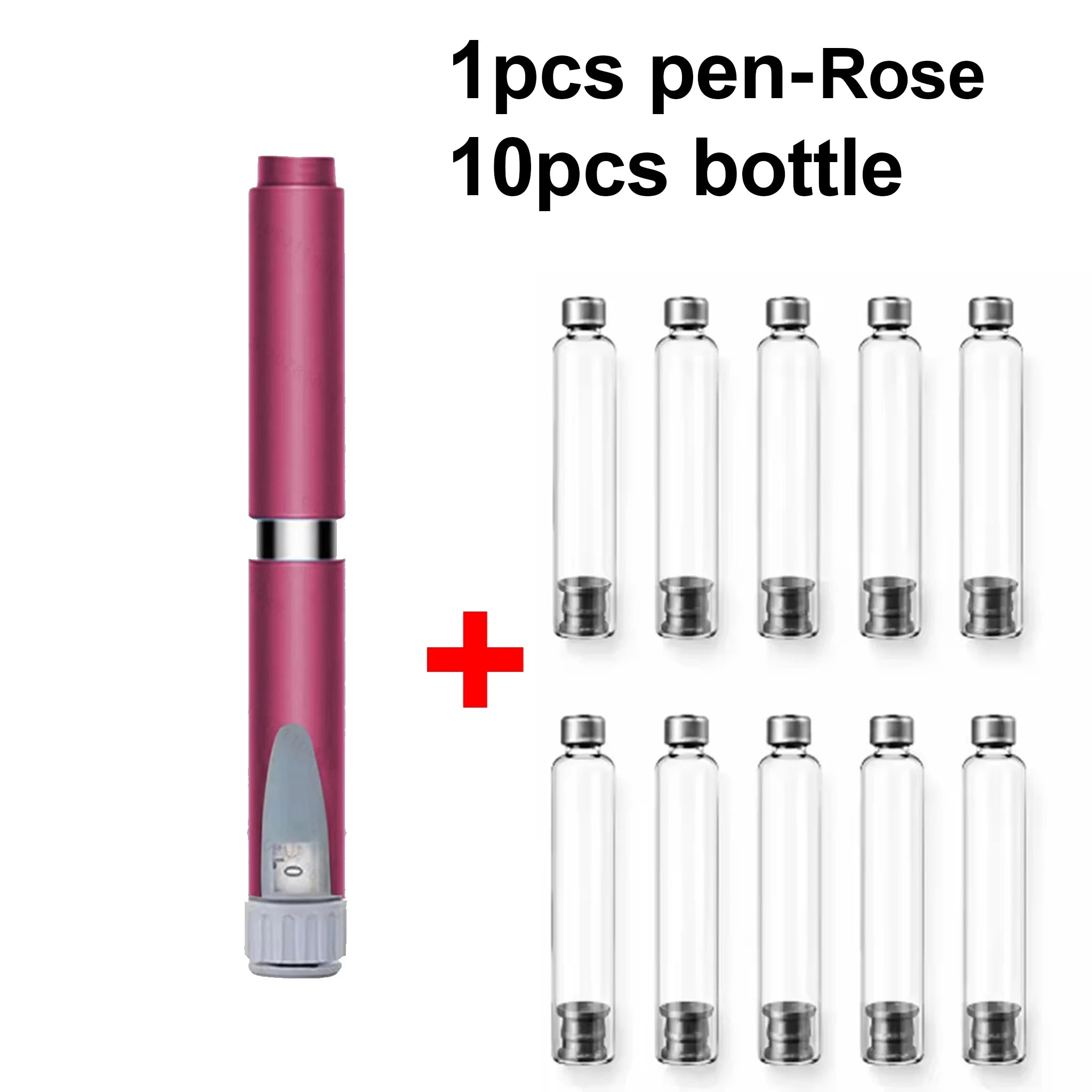 Reusable Pen Injector,Cartridges Set Portable Insulin Injection Pens Peptide Pen Dose Control ,Perfect for 3ml Cartridges
