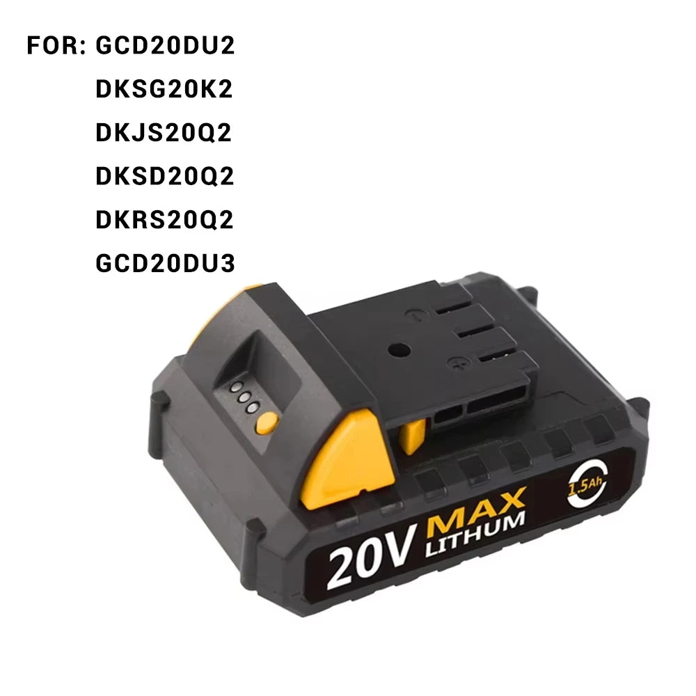 DEKO Battery12v 16v 20V Lithium Ion Battery Pack for Sharker 20V Cordless Drill
