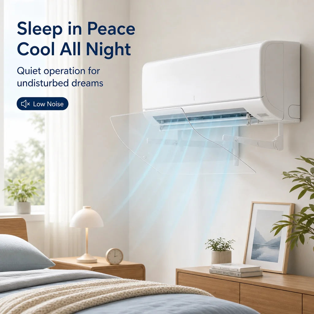 Adjustable Air Conditioning Cover, Wind Deflector Windshield, Air Conditioner Tools Air Baffle Shield Home Office Accessories