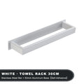 Strong Adhesive Bathroom Towel Rack Stainless Steel Bath Towel Hanger Wall Mounted Kitchen Hand Towel Holder No Drill