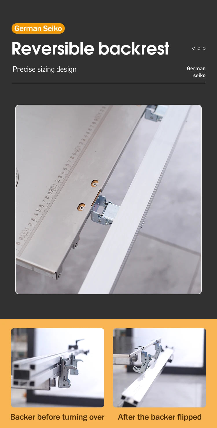 Multi-functional Push Table Saw Precision Guide Rail Folding Electric Panel Saw Kit with Cutting Saw Banding Machine Option Saw