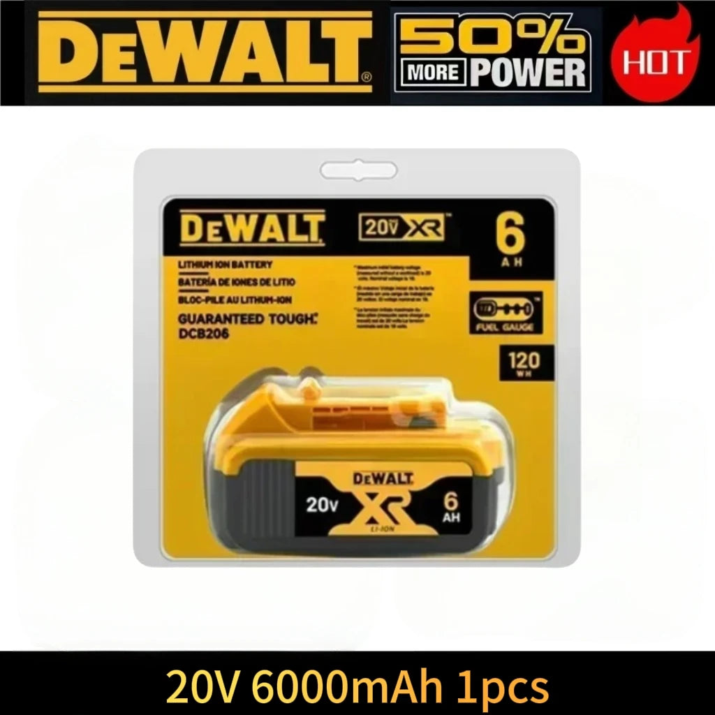 Batterie Dewalt 20V d'origine, 5AH 6AH Batterie Dewalt, Outils Électriques DeWalt Série DCF DCD DCG DCS DWE Livraison Aérienne Gratuite