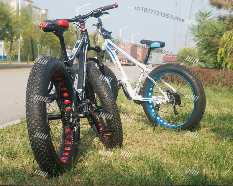 Direct From Factory Mountain Bike Fat Tire Snowmobile, Wholesale 20/26 Inch Snowmobile 4.0 Tire Bike