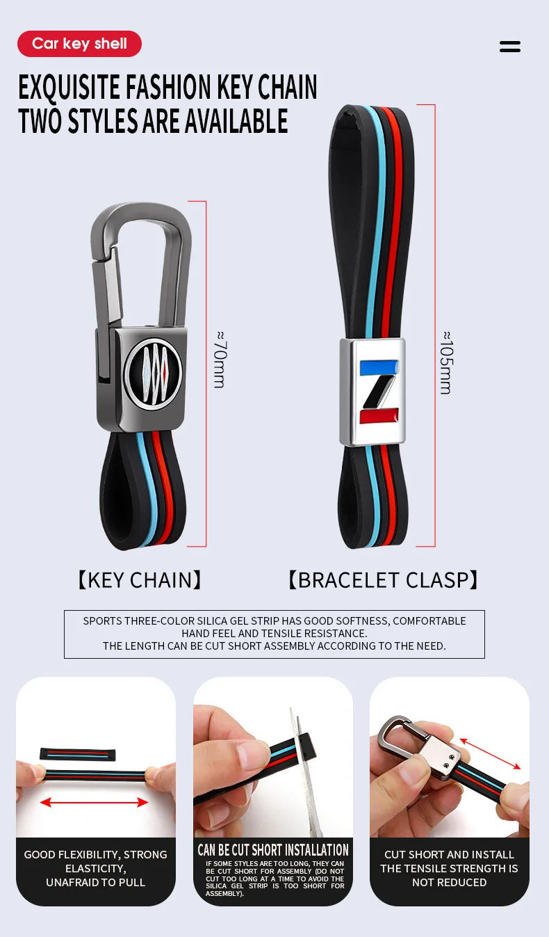 Zinc Alloy Car Smart Key Case Cover Shell Fob for Porsche New Cayenne Panamera 911 992 Taycan Car Protect Interior Accessories