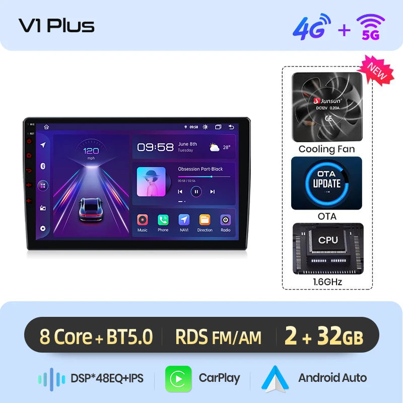Junsun Wireless CarPlay Peugeot