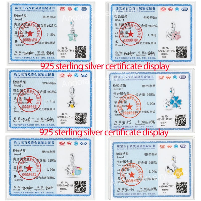 Hot Sale 925 Silver Glow in the dark Firefly Honeybee Star Charms Beads Fit Qikaola 925 Original Bracelets Fine DIY Jewelry Gift