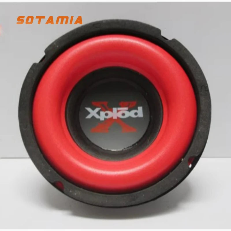 SOTAMIA 1Pcs 6.5 Inch Subwoofer 4 Ohm 80W 100 Magnetic Home Theater Smart Audio Speaker Car Subwoofer Modification Upgrade