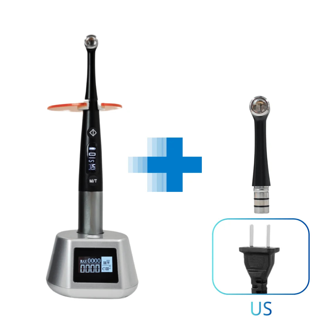 Dental 1 Second Curing Light 7 Differernt Mode With Caries Detection 3100mW/cm² 360 Degree Head Dental Equipment Lamp