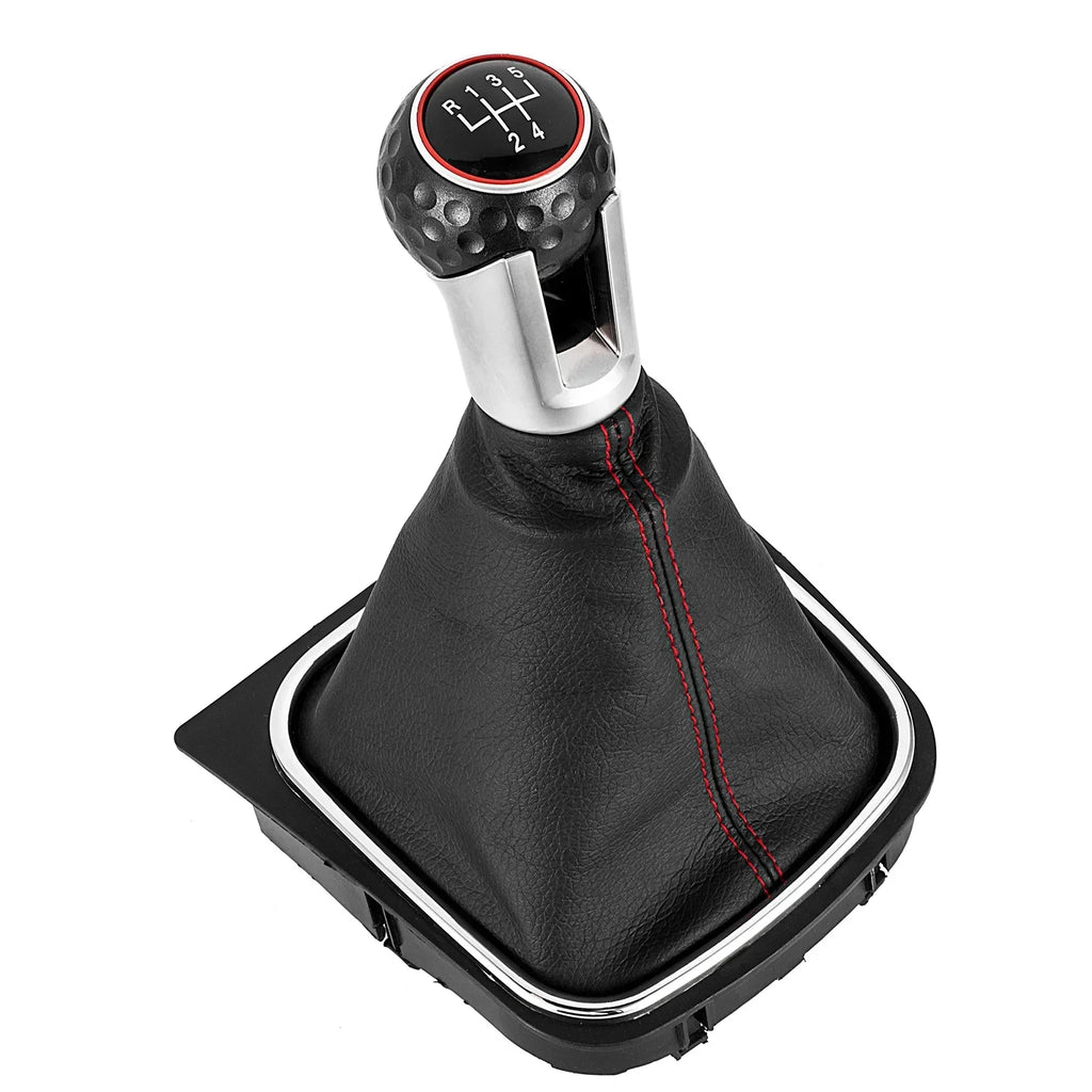 Pommeau de levier de vitesse pour VW Golf 5 MK5 R32 GTD GTI Golf 6 MK6 R20 2004-2013, levier de vitesse de voiture avec soufflet et couvercle de démarrage
