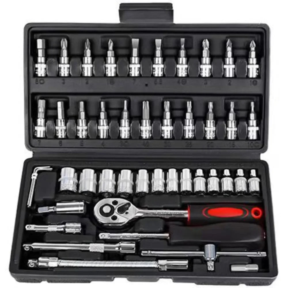 46Pcs Auto Repair Ratchet Set