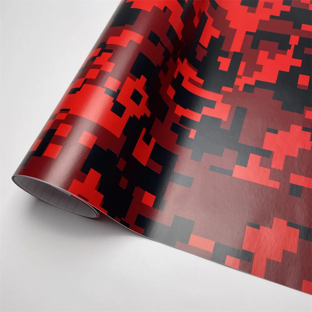 Stealth Camouflage Vinyl Wrap Film Pixel Camo Pattern Motorcycle Wrapping Sheet DIY Sticker for Car Computer Bicycle Console