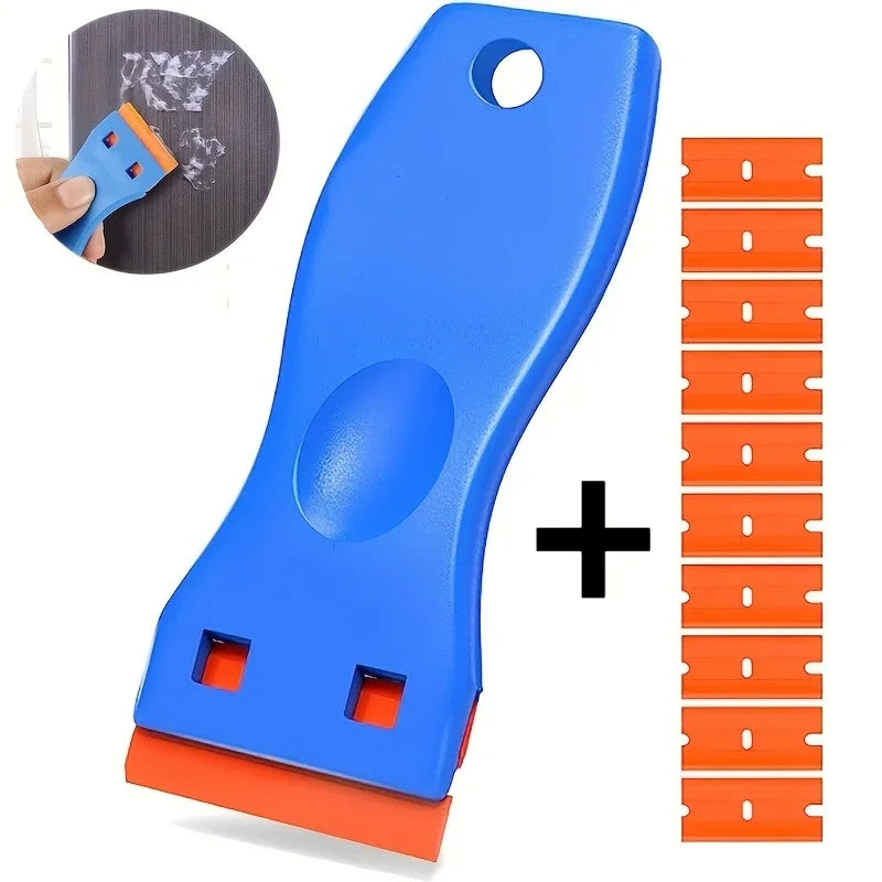 Cleaning Scraper 1Set Car Sticker Remover Multipurpose Plastic Small Paint Automotive Film Applying Tool Household Glass