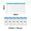 20/60/150pcs Pokpaw EPI Oxo-biodegradable Poop Bags for Tonepie Automatic Cat Litter Box, Self-cleaning Toilet Waste Bags