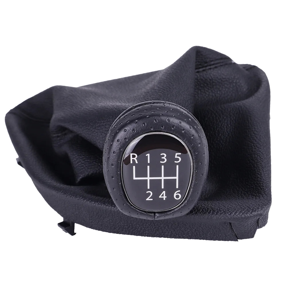 5/6 Speed Manual Gear Shift Knob For BMW E46 E90 E60 F30 F20 E39 E87 E53 E83 X1 X3 X5 X6 M3 M5 Leather Shifter Lever Boot Cover