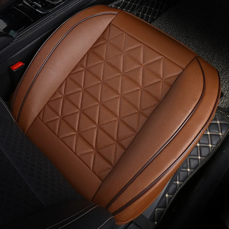 Nouvelle Housse de Siège Avant de Voiture en Cuir PU Coussin de Siège Auto Protection de Siège de Voiture Universelle Tapis de Chaise Auto Accessoires Automobile