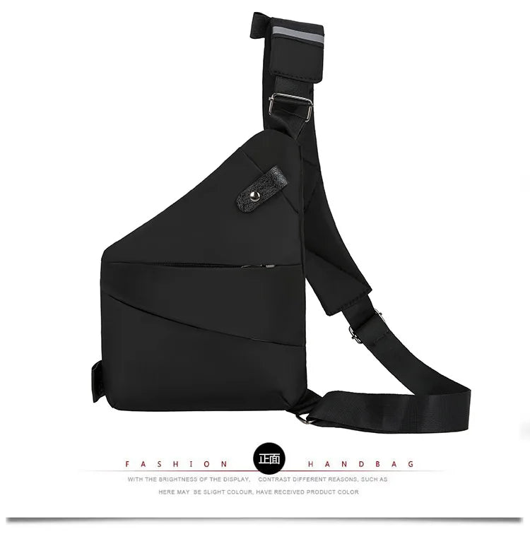 Travel Personal Anti-theft Crossbody Bag Sports Running Invisible Wallet Leisure Multi-functional Anti-splash Men's Chest Bag
