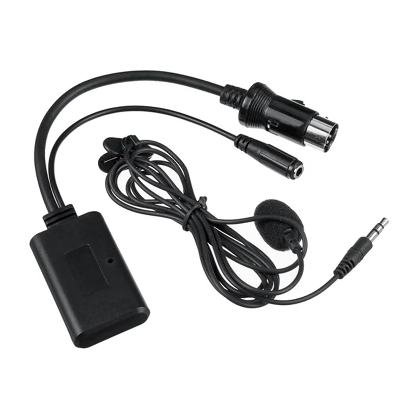 A03K-8Pin Car AUX Bluetooth 5.0 HIFI Audio Cable Adaptor Microphone For Alpine KCM-123B M-BUS