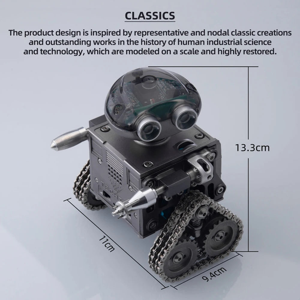 TECHING ROBOT Metal Assembling Model KIT Set APP CONTROL With Speaker Adults Children's Toys Gifts
