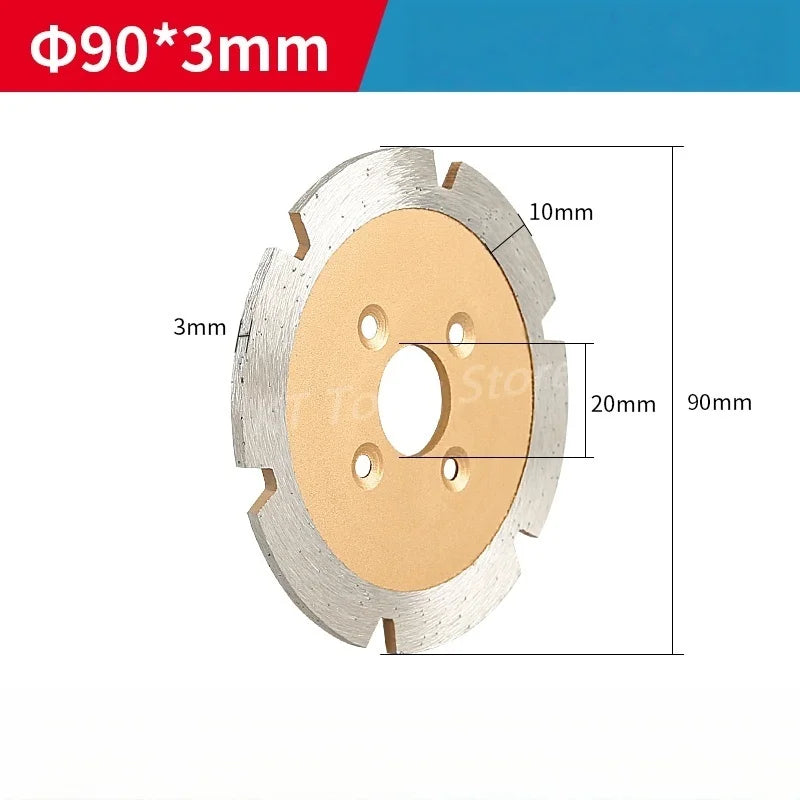 3-15MM Thickeness Diamond Saw Blade 90/110/150/180/200/230MM Carving Blade Stone Wall Slot Concrete Tile Metal Cutting Blade