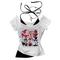 Hazbin Hotels t shirt teen korean clothes graphic Gothic Digital streetwear Trendy top tees Pastel harajuku Retro women