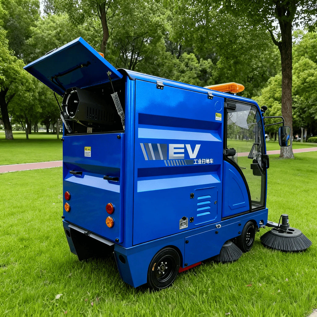 Electric Ride-On Road Sweeper Truck C0nTour DEY X5 3000W Self-Propelled New Vacuum Municipal Commercial Use
