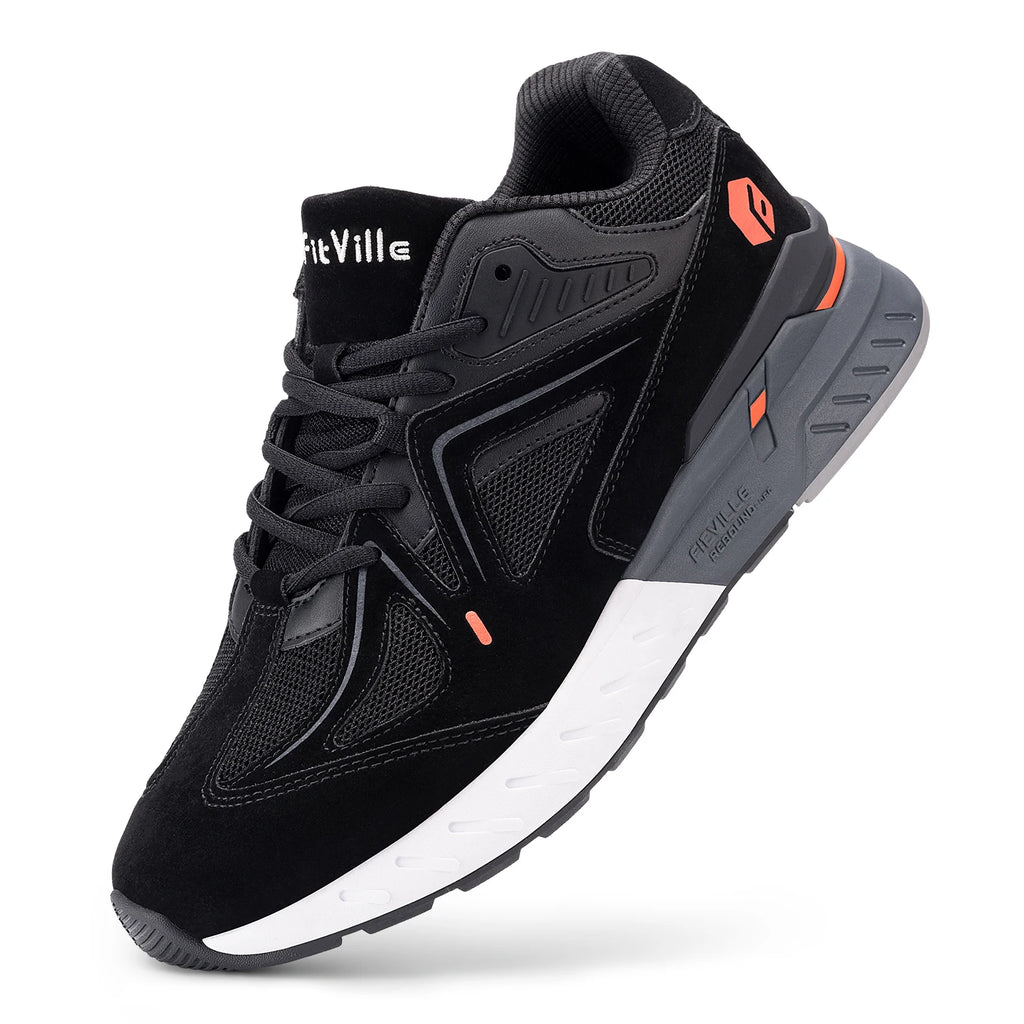 FitVille Extra Wide Women's Walking Shoes Wide Width lightweight Sneakers for Flat Foot Plantar Fasciitis Heel Pain Relief