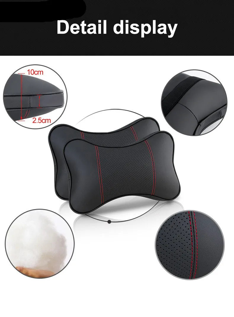 Car Seat Neck Pillow Headrest Rest Cushion Seat Belt Shoulder Pad For BMW M E39 E46 E90 E60 F10 F11 F20 F30 F34 M1 M2 M3 sticker