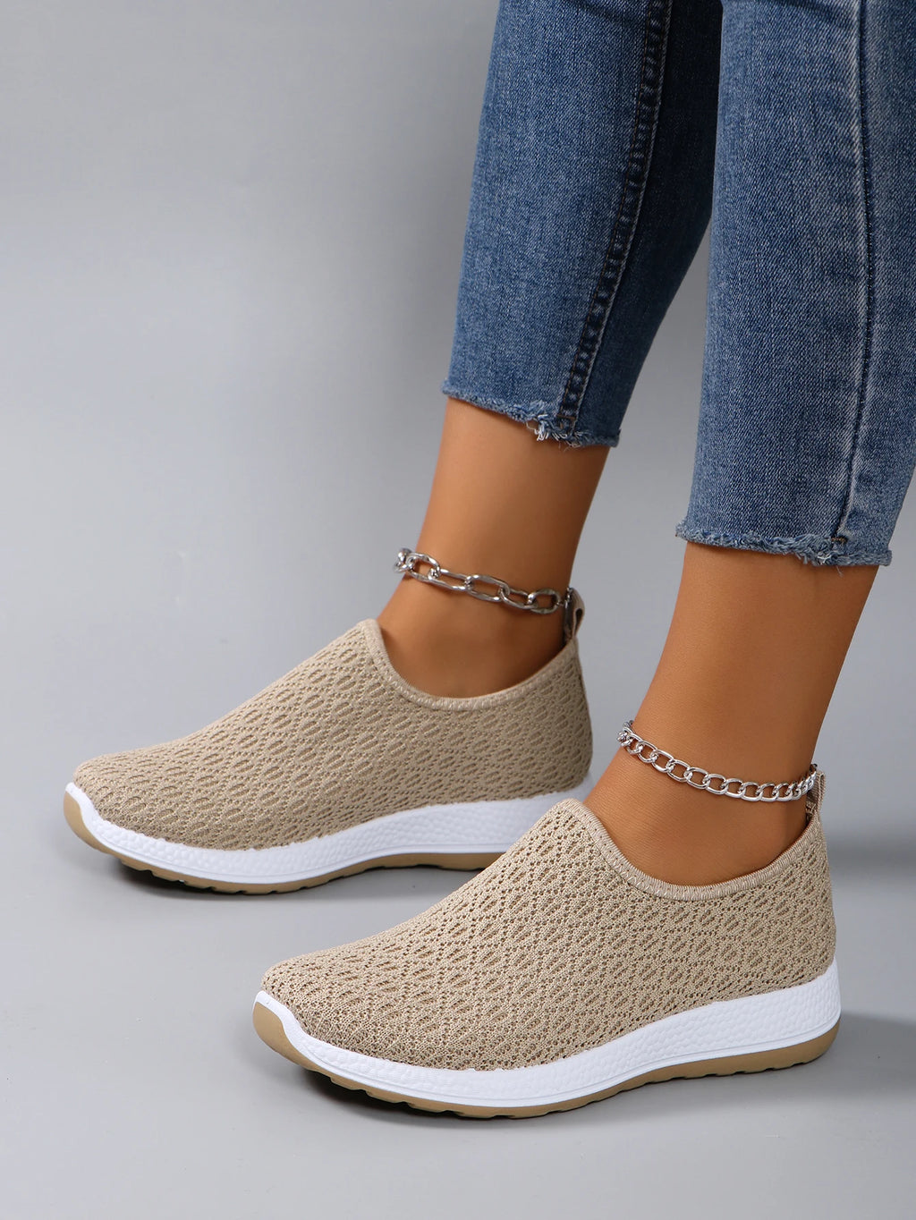 Women's summer breathable mesh flat shoes，women's shoes，casual sneakers shoes, clearance free shipping