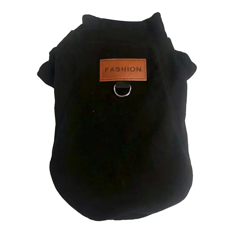 Winter Warm Dog Hoodies Pet Clothes for Small Dogs Fashion Solid Color Puppy Sweatshirt Soft Cat Pullovers Chihuahua Pet Hoodies